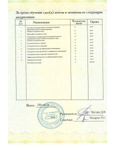 Сагдиева Рима Хабировна - дипломы и сертификаты